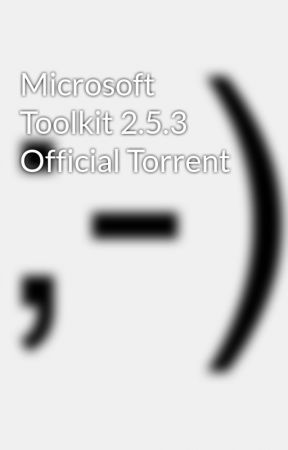 Microsoft toolkit v2.5.3